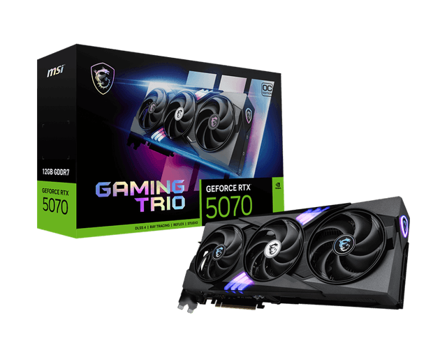MSI GeForce RTX 5070 12G GAMING TRIO 12GB